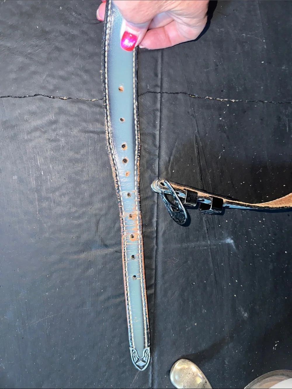 Western Cowhide Leather Belt